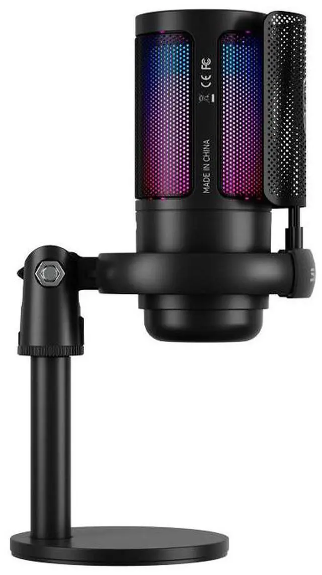 Alt view image 4 of 7 - SADES Tyto Gaming Microphone - PC/ RGB/ USB-C/ Boom Arm/ Desk Stand/ Touch Mute/ Streaming/ Gaming/ Podcasting