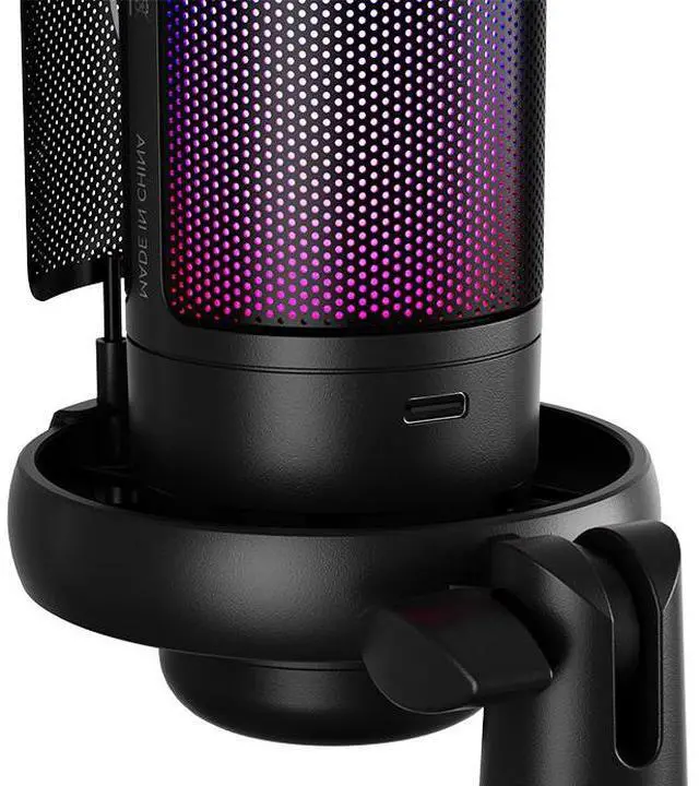 Alt view image 7 of 7 - SADES Tyto Gaming Microphone - PC/ RGB/ USB-C/ Boom Arm/ Desk Stand/ Touch Mute/ Streaming/ Gaming/ Podcasting