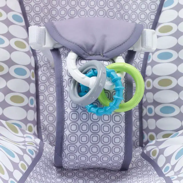 Alt view image 14 of 17 - Fisher-Price Newborn Auto Rock 'n Play Sleeper, Aqua Stone Fashion