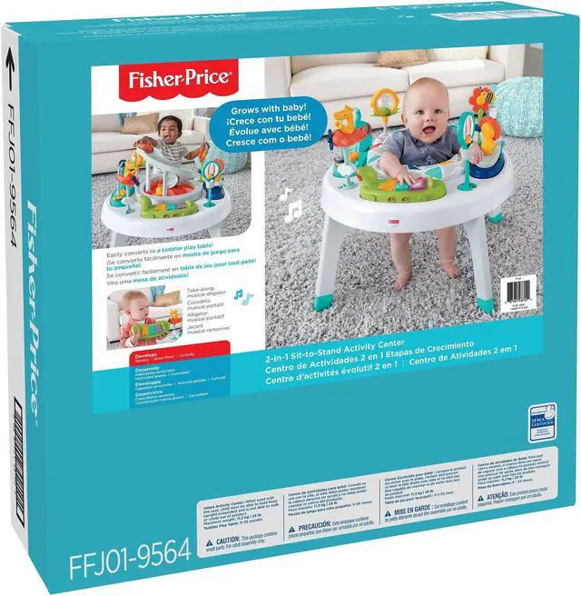 Alt view image 5 of 19 - Fisher-Price 2-in-1 Sit-to-Stand Activity Center