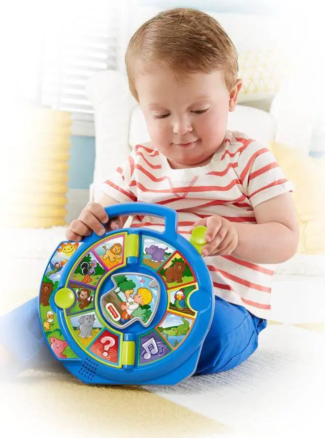 Alt view image 9 of 20 - Fisher-Price Little People World of Animals See 'n Say Playset