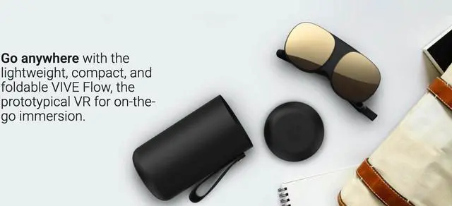 Alt view image 7 of 7 - HTC Vive Flow: immersive VR glasses VR Headset metaverse devices