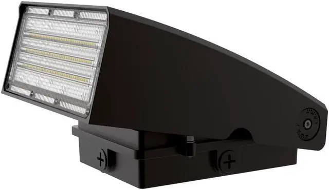 Main image of J&H LED 45W Dimmable Outdoor Wall Pack Light, Bronze Full Cutoff Fixture, Adjustable 27-40-50K Energy-Efficient Security Lighting