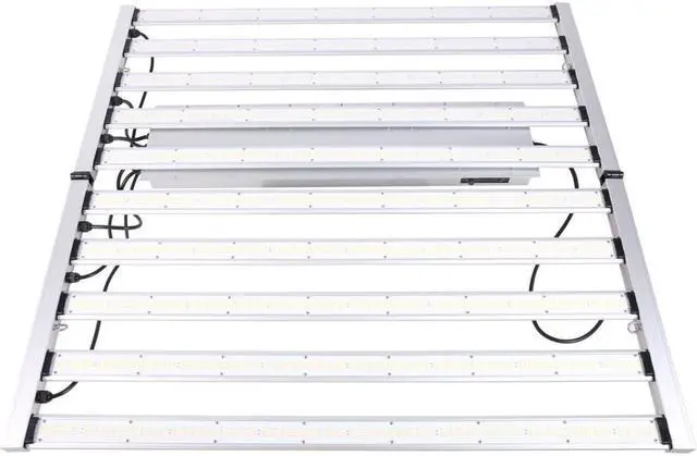 Alt view image 4 of 5 - J&H LED 44 in. 1500-Watt Equivalent Gray LED Full Spectrum Indoor Plant Grow Light 3700K Warm White