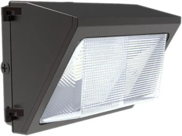 Main image of J&H LED 450-Watt Equivalent Integrated LED Bronze Dimmable Outdoor Wall Pack Light, Selectable CCT 27K/40K/50K