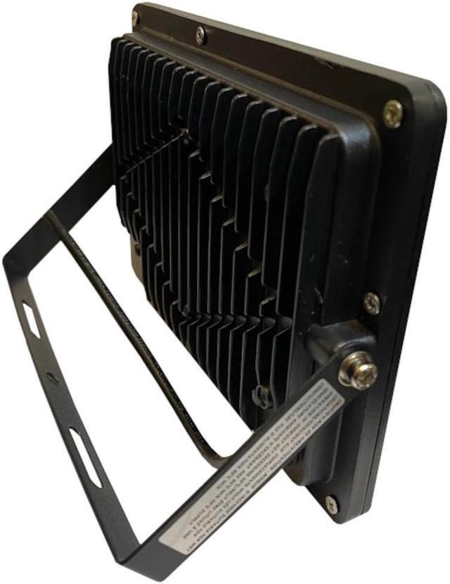 Alt view image 3 of 5 - J&H LED Outdoor Integrated LED Flood Light 350-Watt Equivalent, 6000 Lumens, Dusk to Dawn Compatible, Cool White 5000K, Home Improvement
