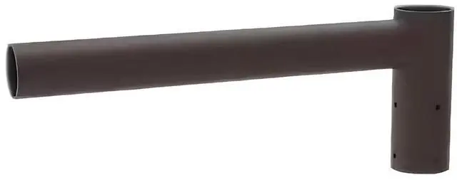 Main image of J&H LED 12 in. 180-Degree Single Spoke Mounting Bracket Tenon Adapter for LED Outdoor Pole Lights
