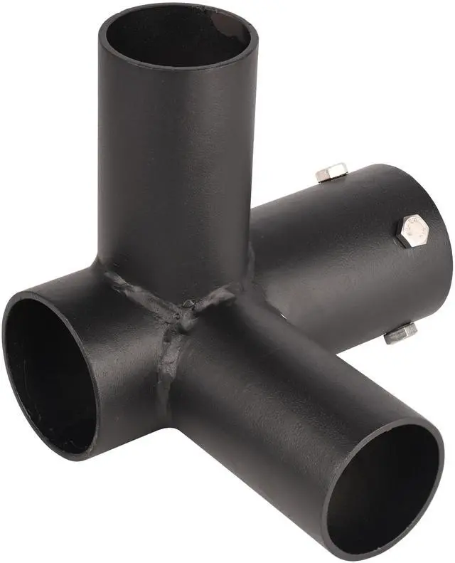 Alt view image 4 of 6 - J&H LED 7 in. 90-Degree Twin Spoke Mounting Bracket Tenon Adapter for LED Outdoor Pole Lights, Industrial Supplies