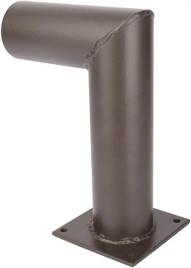 Alt view image 3 of 5 - J&H LED 7 in. 90-Degree Arm Wall Mount Bracket for Outdoor Pole Lights, Industrial Supplies