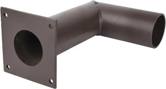 Alt view image 4 of 5 - J&H LED 7 in. 90-Degree Arm Wall Mount Bracket for Outdoor Pole Lights, Industrial Supplies