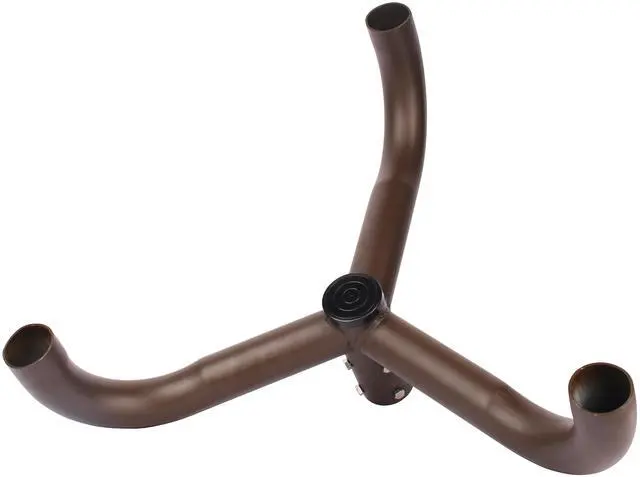 Main image of J&H LED 26 in. 120-Degree Double Bullhorn Mounting Bracket Tenon Adapter for Round Outdoor Pole Lights