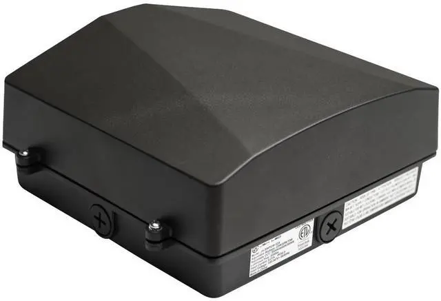 Alt view image 4 of 4 - J&H LED 125-Watt Equivalent Integrated LED Bronze Wall Pack Light, Adjustable Lumens and CCT 27-40-50K