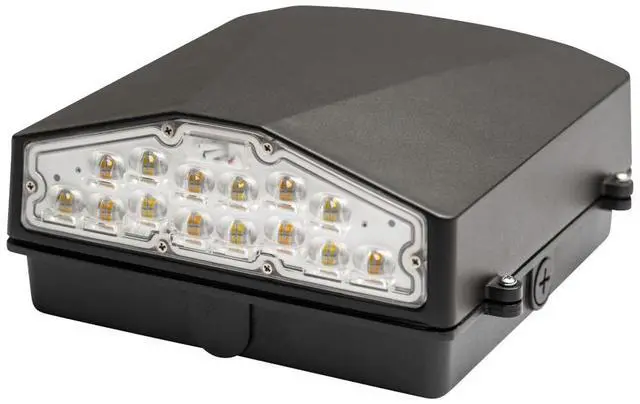 Main image of J&H LED 125-Watt Equivalent Integrated LED Bronze Wall Pack Light, Adjustable Lumens and CCT 27-40-50K