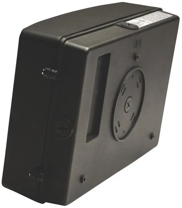 Alt view image 4 of 5 - J&H LED 250-Watt Equivalent Integrated LED Bronze Wall Pack Light, Adjustable Lumens and CCT 27-40-50K