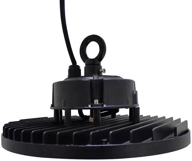 Main image of J&H LED 11 in. Black Integrated LED Dimmable High Bay Light at 22500 Lumens 27-40-50K