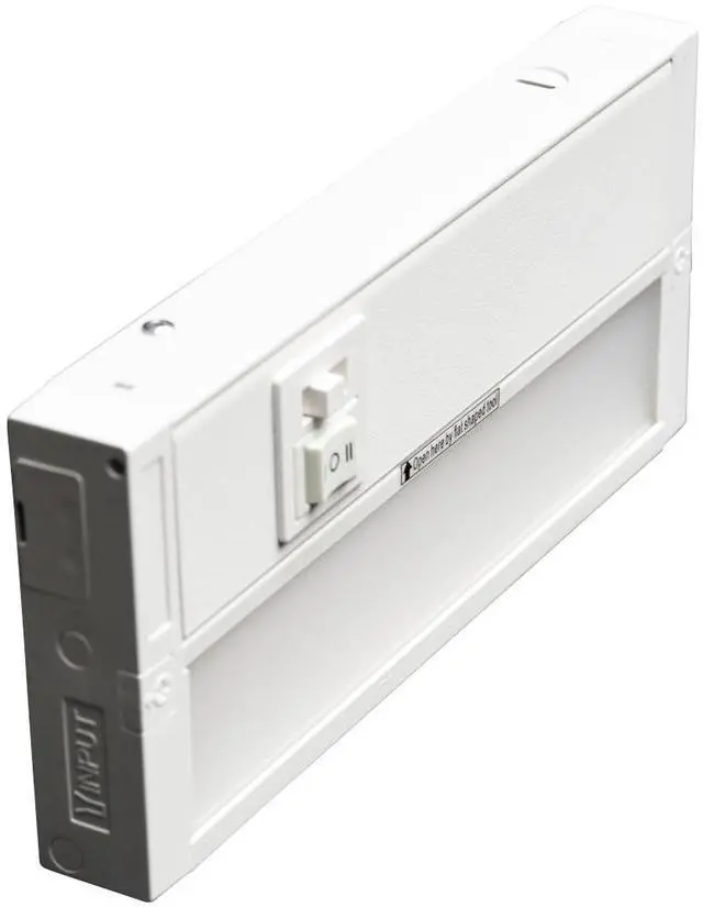 Alt view image 3 of 7 - J&H LED 8 in. Under Cabinet Light, 4W Dimmable, 5 CCT Selectable 27-30-35-40-50K, Hardwired or Plug-In, 240 Lumens, ETL Listed