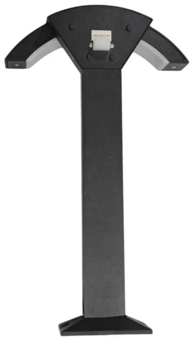Alt view image 3 of 5 - J&H LED 12-Watt Black Outdoor Integrated LED Landscape Path Bollard Light CCT Selectable 27-40-50K