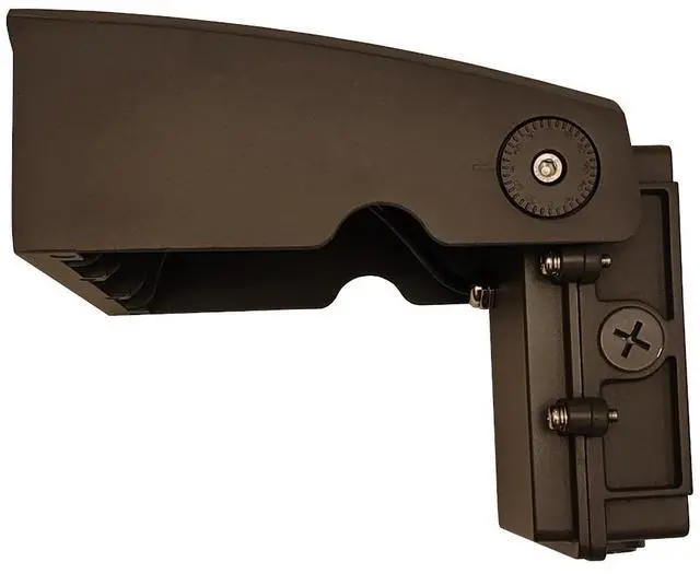 Alt view image 5 of 5 - J&H LED 45W Dimmable Outdoor Wall Pack Light, Bronze Full Cutoff Fixture, Adjustable 27-40-50K Energy-Efficient Security Lighting