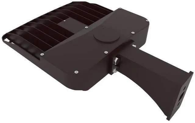 Alt view image 3 of 7 - J&H LED 800-Watt Equivalent Integrated LED Black Area Light and Flood Light with 12000 Lumens Outdoor Light CCT Selectable 27-40-50K