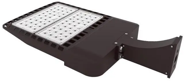 Alt view image 2 of 4 - J&H LED 1600-Watt Equivalent Integrated LED Bronze Area Light and Flood Light with 24000 Lumens Outdoor Light CCT Selectable 27-40-50K