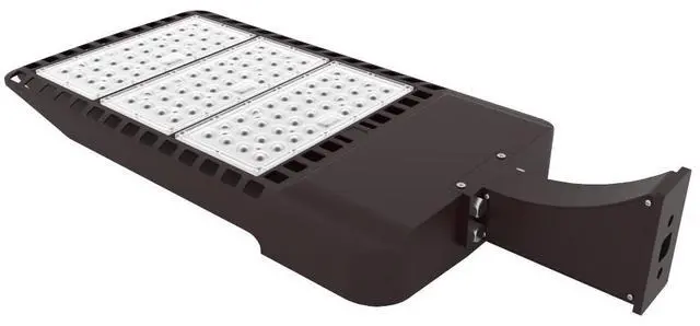 Alt view image 2 of 6 - J&H LED 2100-Watt Equivalent Integrated LED Bronze Commercial Outdoor Area/Security Flood Light, 28800 Lumens, CCT Selectable 27-40-50K