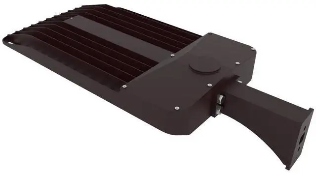 Alt view image 3 of 6 - J&H LED 2100-Watt Equivalent Integrated LED Bronze Commercial Outdoor Area/Security Flood Light, 28800 Lumens, CCT Selectable 27-40-50K