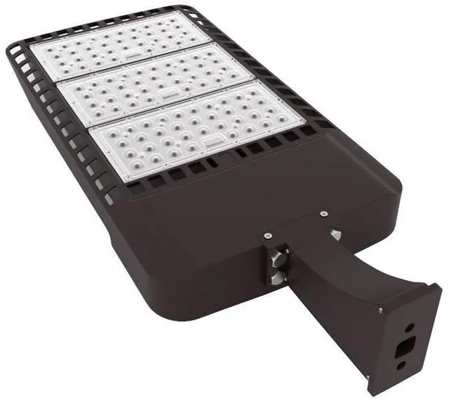 Alt view image 5 of 6 - J&H LED 3000-Watt Equivalent Integrated LED Bronze Commercial Outdoor Area/Security Flood Light, 38400 Lumens , CCT Selectable 27-40-50K