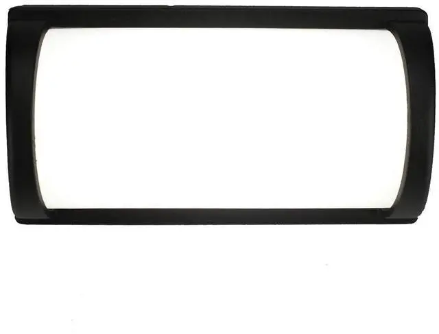 Alt view image 5 of 7 - J&H LED Aluminum Outdoor Cylinder Dusk-to-Dawn Wall-Mount Lantern Sconce - 10.5in, 27-40-50K, Wattage Adjustable 8W, HI - Light Kits