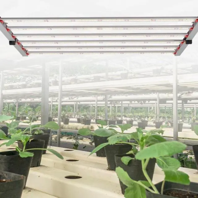 Alt view image 6 of 7 - J&H LED 44 in. 2000-Watt Equivalent Gray LED Full Spectrum Indoor Plant Grow Light 3700K Warm White
