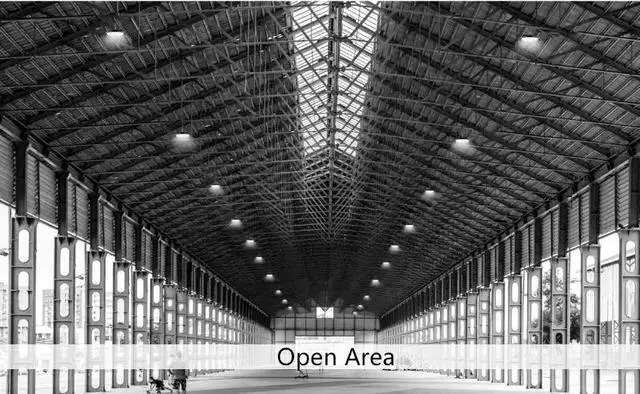 Alt view image 5 of 7 - J&H LED 11 in. Black Integrated LED Dimmable High Bay Light at 22500 Lumens 27-40-50K