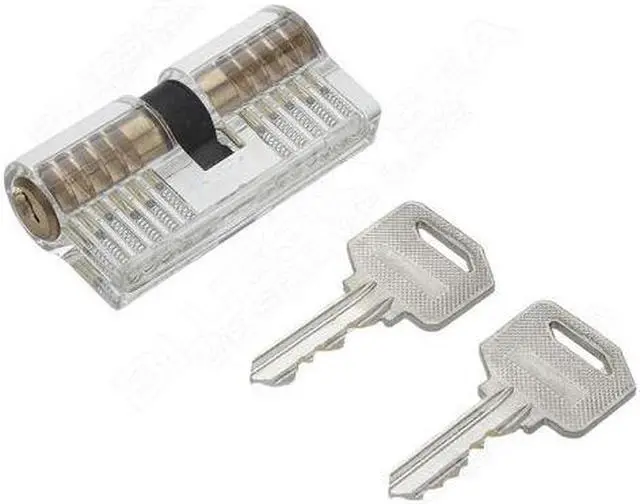 Alt view image 2 of 10 - Details about  7 Pcs Transparent Padlock Cutaway Locksmith Skills Durable Acrylic Plastic HOT
