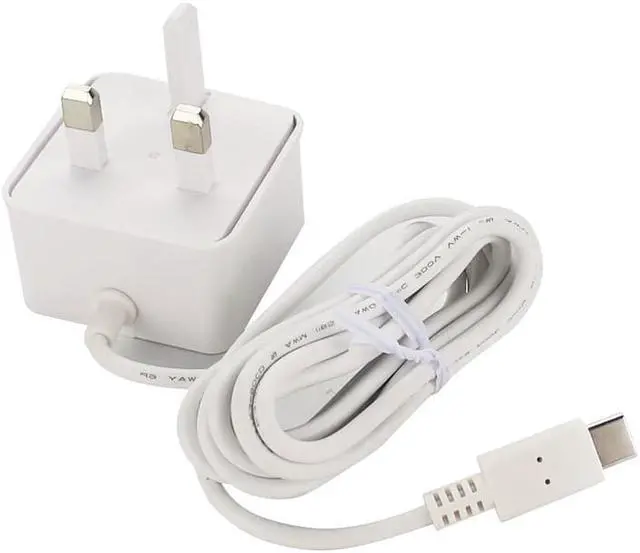 Alt view image 2 of 2 - Raspberry Pi Rasmi 4 USB-C Bekalan Kuasa UK 5.1V 3A Penyesuai Kuasa Rasmi 15.3W Putih Kuasa Pengecas untuk Raspberry pi 4 Model B