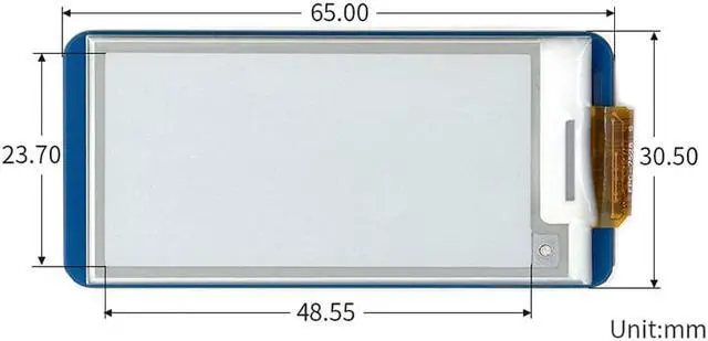 Alt view image 2 of 7 - Raspberry Pi PICO 2.13 inch electronic ink screen expansion board Raspberry Pi PICO dual-core single-chip microcomputer