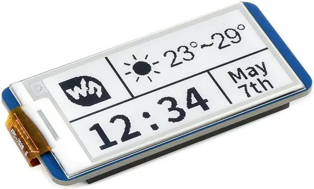 Main image of Raspberry Pi PICO 2.13 inch electronic ink screen expansion board Raspberry Pi PICO dual-core single-chip microcomputer