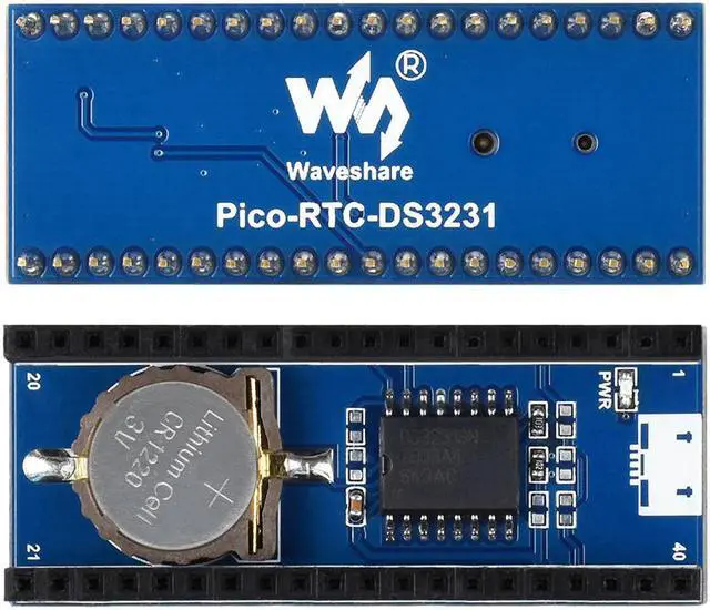 Alt view image 2 of 6 - Raspberry Pi Pico RTC clock expansion board module high-precision DS3231 chip with battery 12C interface