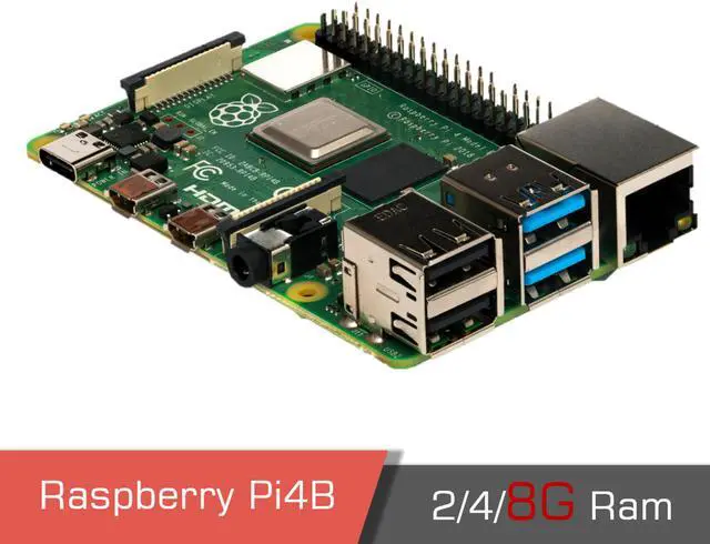 Alt view image 4 of 4 - Raspberry pi 4 B Development Board Dual Band WIFI Bluetooth  2GB