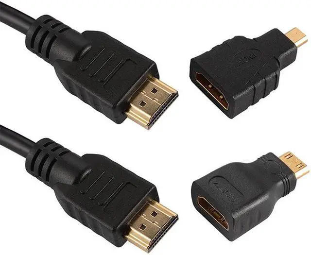 Alt view image 7 of 7 - Alta qualidade mini hdmi-adaptador compatível micro hdmi conector 1.5 metros 4k cabo hd adequado para ps3 hdtv dvd xbox pc pro