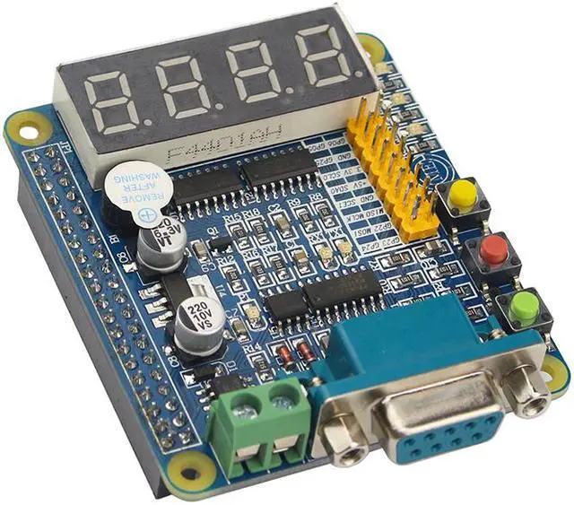 Alt view image 2 of 5 - Raspberry Pi 4B/3B+LED digital tube 485 232 UART button GPIO-232 multifunctional expansion board