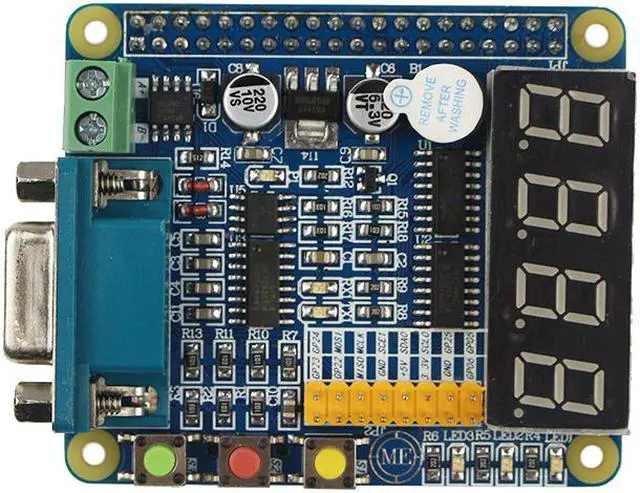 Main image of Raspberry Pi 4B/3B+LED digital tube 485 232 UART button GPIO-232 multifunctional expansion board