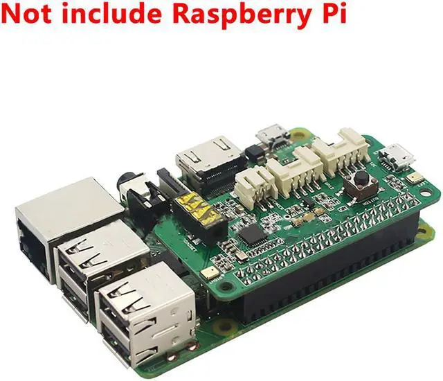 Alt view image 4 of 5 - Respeaker Speech Recognition Intelligente Module Dual Microphone Expansion Board for Raspberry Pi 0/3B/3B+/4B