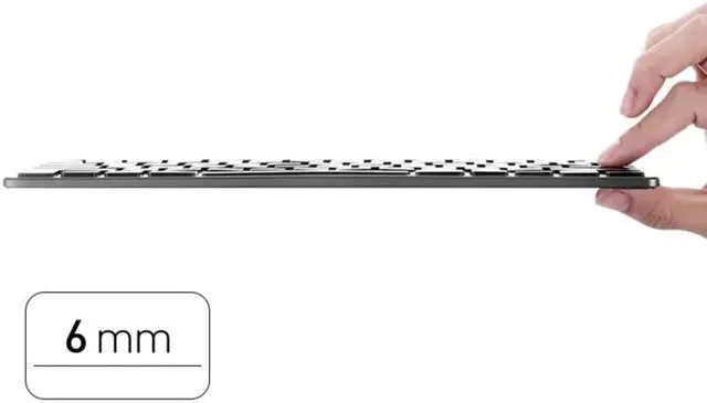 Alt view image 3 of 7 - Wireless Charging Keyboard and Mouse Combination Charging Mouse Charging Keyboard Set for Laptop