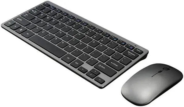 Alt view image 2 of 7 - Wireless Charging Keyboard and Mouse Combination Charging Mouse Charging Keyboard Set for Laptop