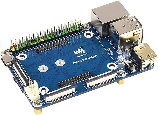 Main image of Waveshare CM4 Expansion Board for Raspberry Pi Compute Module 4 Mini Basic Expansion Board Compute Module Core Board