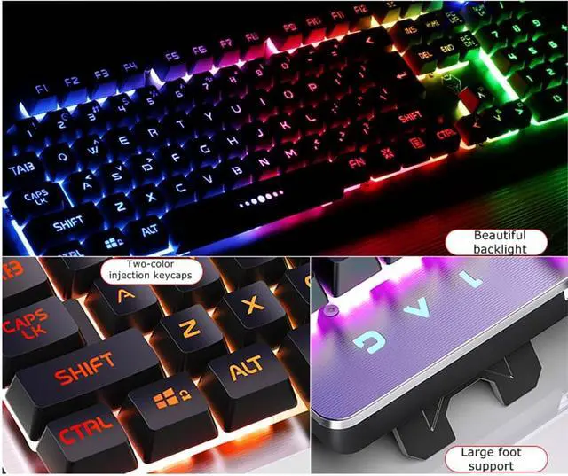 Alt view image 5 of 6 - Langtu K002 manipulator feel keyboard game office notebook gaming film keys