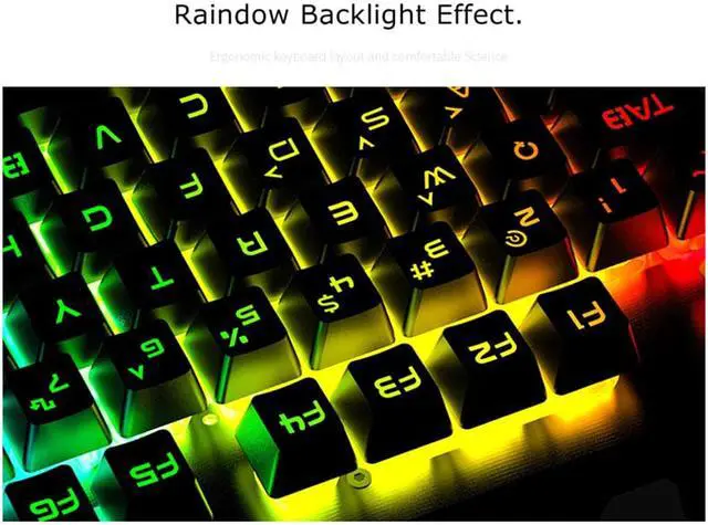 Alt view image 4 of 6 - Langtu K002 manipulator feel keyboard game office notebook gaming film keys