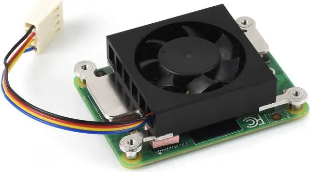 Alt view image 3 of 5 - Raspberry Pi CM4 calculation module 3007 cooling fan low noise CPU radiator to send thermal paste installation screw