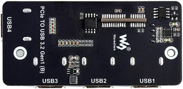 Alt view image 2 of 5 - Raspberry Pi CM4 core board backplane expansion board PCI-E to usb3.2 Gen1 expansion card module free drive
