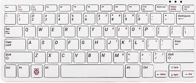 Alt view image 2 of 3 - New product Raspberry Pi 400 official American keyboard computer all-in-one dual-screen 4k output
