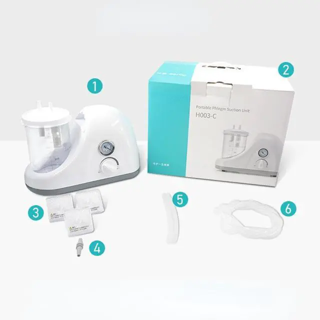 Alt view image 3 of 5 - Portable Veterinary Suction Machine 110V