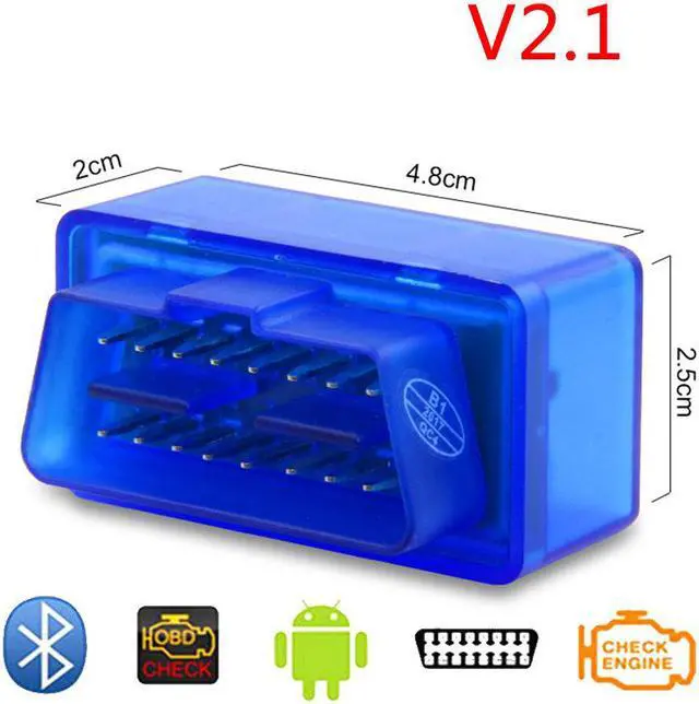 Alt view image 2 of 5 - Car-detector Diagnostic Tool Super Mini ELM327 OBD2 V2.1 Bluetooth Code Reader Scanner OBD II Bluetooth Adapter Tools